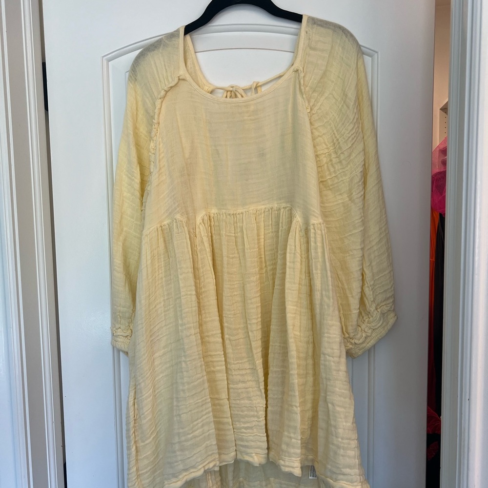 Free People Adler Tie Back Tunic NWOT